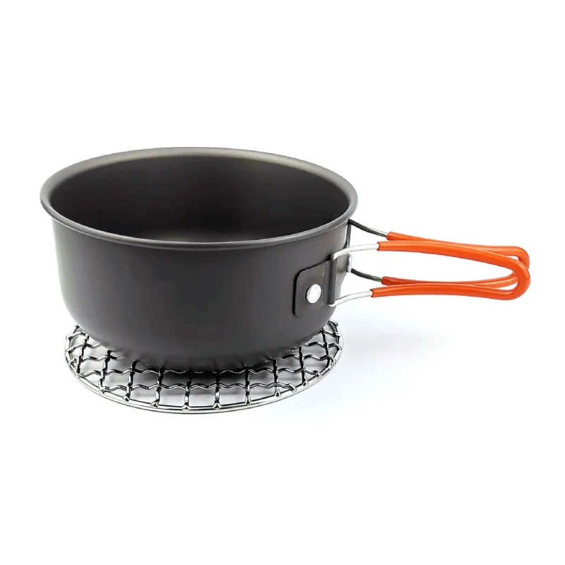 

Multi-Purpose Stainless Steel Barbecue BBQ Grill Net Meshes Racks Grid Squre Round Grate Steam Net Camping Outdoor Mesh Wire Net