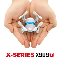 MJX X909T X-SERIEX Mini 5,8G FPV с 2.0MP HD камерой 3D флипс один ключ возврат RC Квадрокоптер с пультом дистанционного управления RTF режим 2