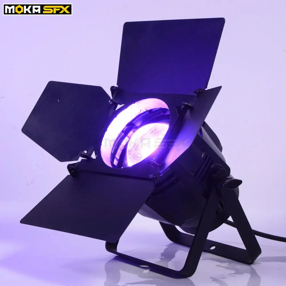 

2pcs/lot COB Par LED 100W White/Cold/RGBW Optional Blinder Light With Barn Doors Dj Light for Nightclub Party Decoration