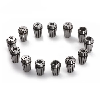 

CNC Spindle Collet 13pcs ER11 Collet Chuck + 1pcs ER11 A Nut For Machine Tool Spindle Router Bits
