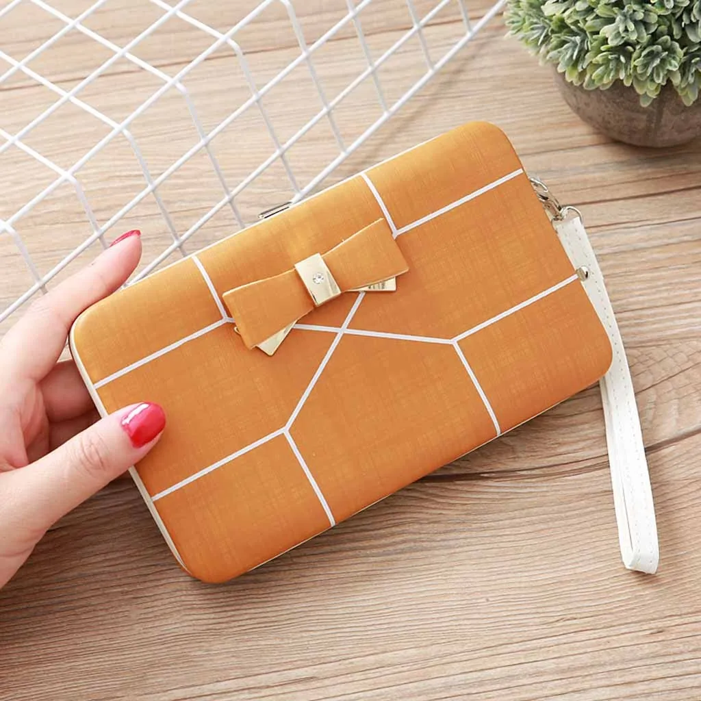 

MAIOUMY Wallet Women Designer Leather Long Wallets Woman Fashion Brand Lady Zipper Purse Lovely Handbag Quality Clutch Female