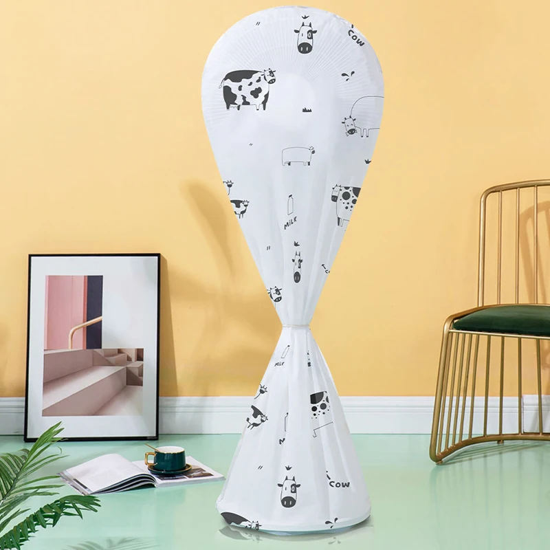 All-inclusive Floor-standing Fan Dust-proof Cover Simple Printed Pattern Household Fan Cover Universal Electric Dust