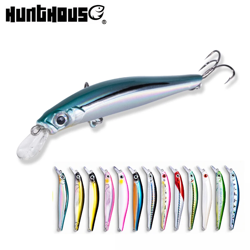 Hunthouse художественные тонущие приманки minnow морская пресноводная рыболовная