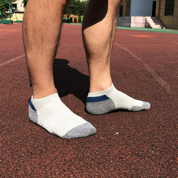 Мужские уличные спортивные носки, хлопковые повседневные мужские носки, качественные брендовые Дышащие носки для бега, баскетбола для мужчин, европейские размеры 39-44, Meias