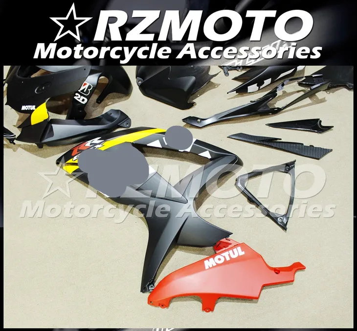ABS мотоцикл обтекатель комплект для SUZUKI GSXR600 750 K8 2008-2010 год кузов литья под давлением Магазин № 1165