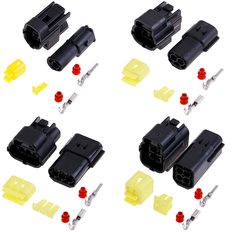 

1 Set 1/2/3/4/6/8/10/12 Pin Way Waterproof Wire Connector Plug Car Auto Sealed Electrical Set Car Truck Connectors