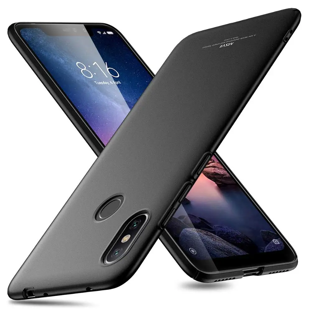 Чехол Msvii для Xiaomi Redmi Note 6 Pro чехол 360 funda Note6 s Жесткий ПК Тонкий |