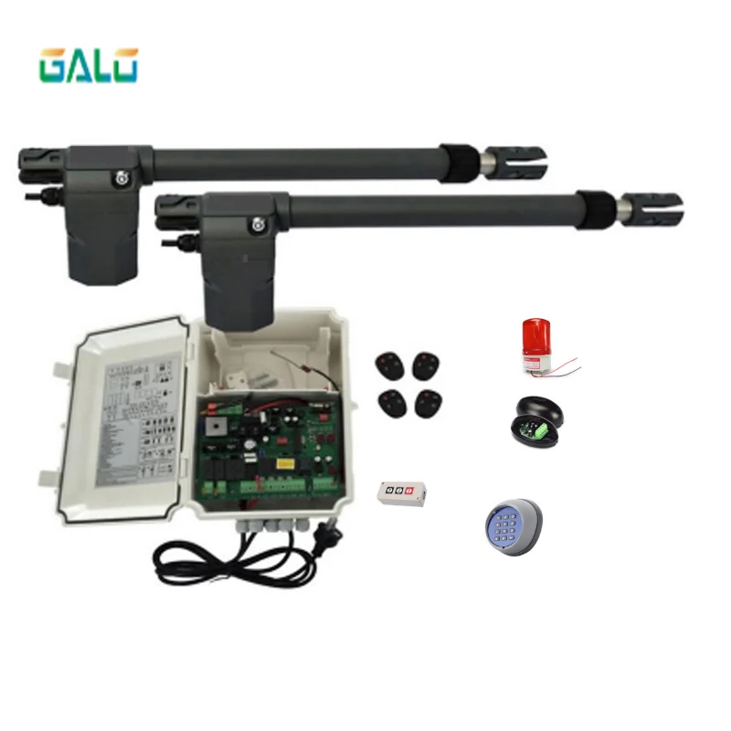 GALO сверхмощный червячный механизм автоматический Открыватель ворот 400 кг на лист(фотоэлементы, лампа, кнопка, клавиатура, gms operator опционально
