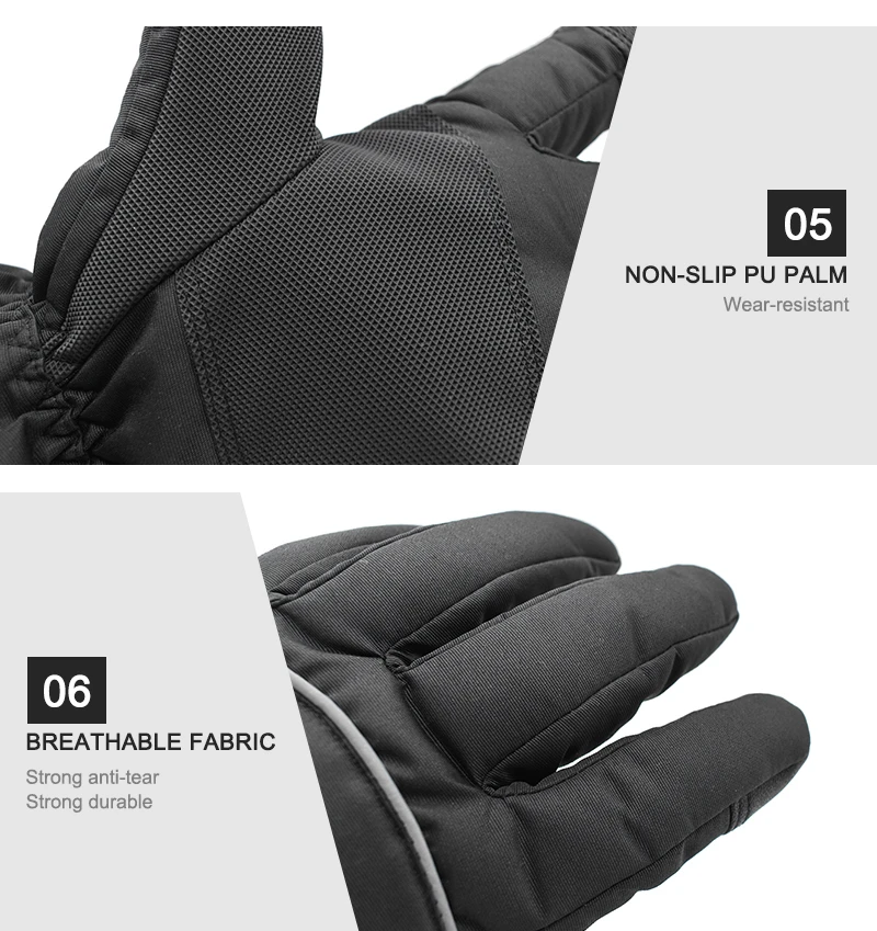 WOSAWE мотоциклетные водонепроницаемые перчатки с подогревом Guantes Moto сенсорный экран батарея питание Езда гоночные перчатки зимние Мотоциклетные Перчатки