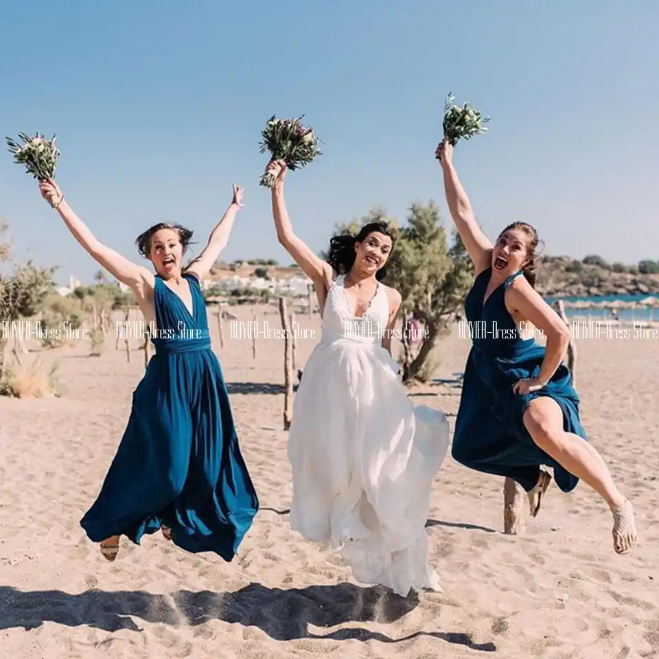 multiway wrap bridesmaid dress