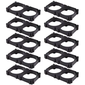 

10pcs/lot 32650 2x Battery Holder Bracket Cell Safety Anti Vibration Plastic 32650 Battery Holder