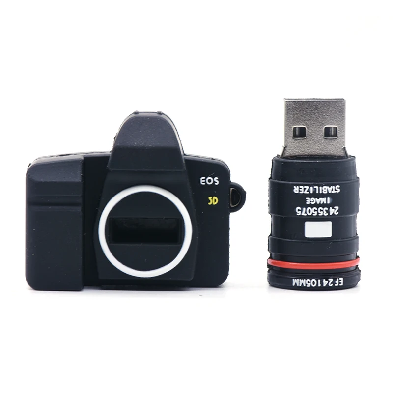 Флеш-накопитель с мультяшной камерой 32 ГБ 16 ГБ 8 ГБ 4 ГБ usb флэш-накопитель 64 Гб 128 ГБ 256 ГБ usb 2,0 карта памяти Флешка u stick