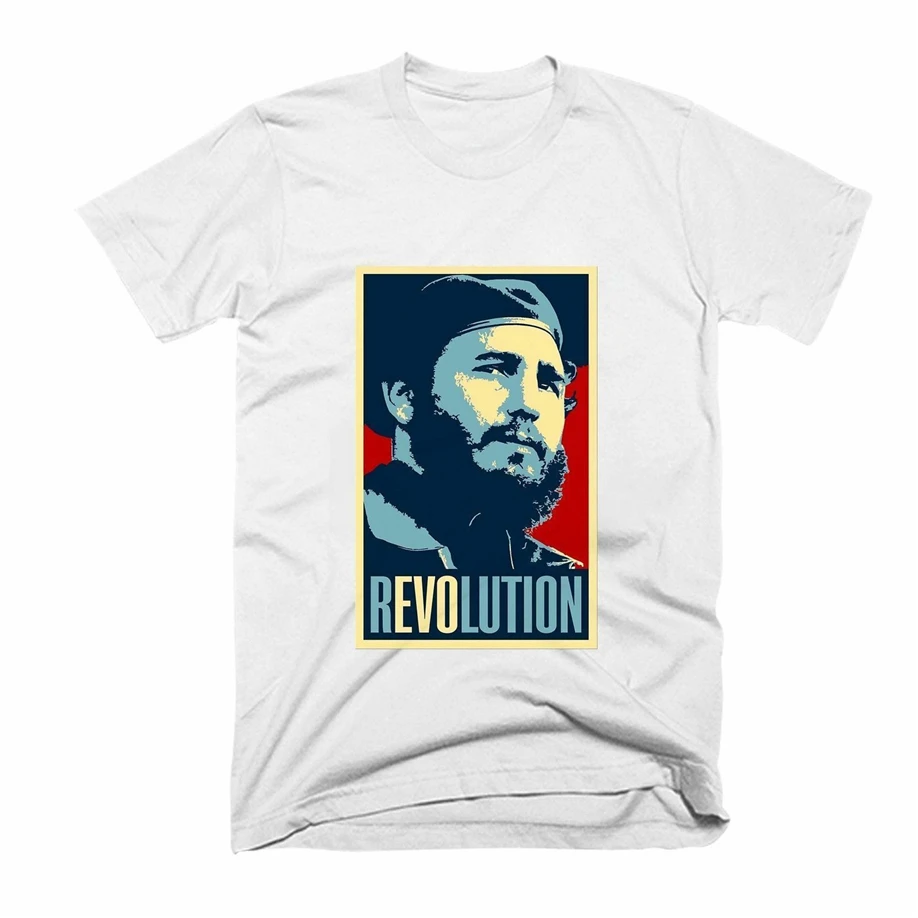 Новая женская рубашка FIDEL каштро кубинской революционной мужской размер США Popular