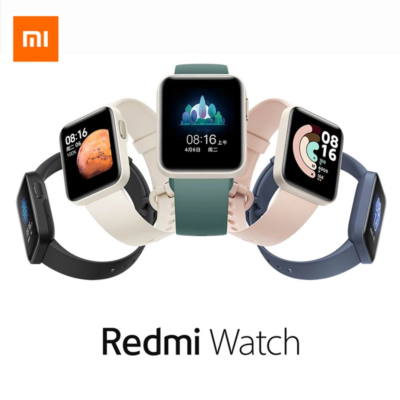 Смарт-часы Xiaomi Redmi с пульсометром и монитором сна водонепроницаемые IP68 35 г 1 4