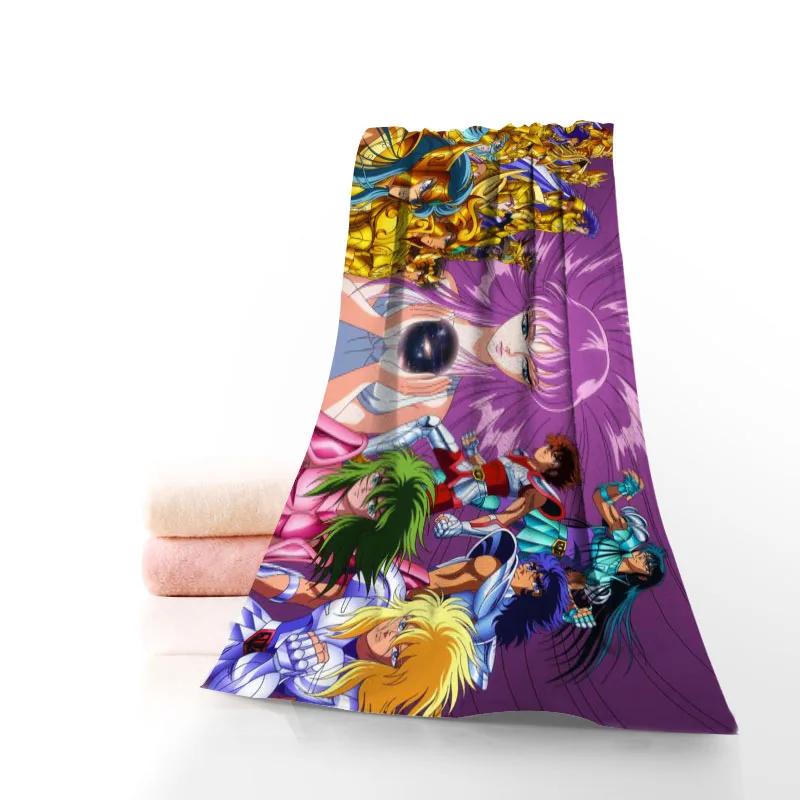 Saint Seiya Towel Printed Cotton Face/Bath Towels Microfiber Fabric For Kids Men Women Shower Towels 70X140cm microfiber towel