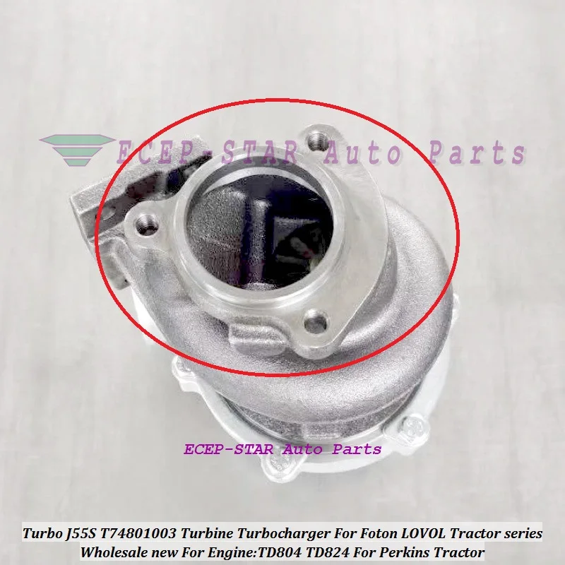 Turbo J55S T74801003 Turbine Turbocharger For Foton LOVOL Tractor series TD804 TD824 For Perkins Tractor -- (2)