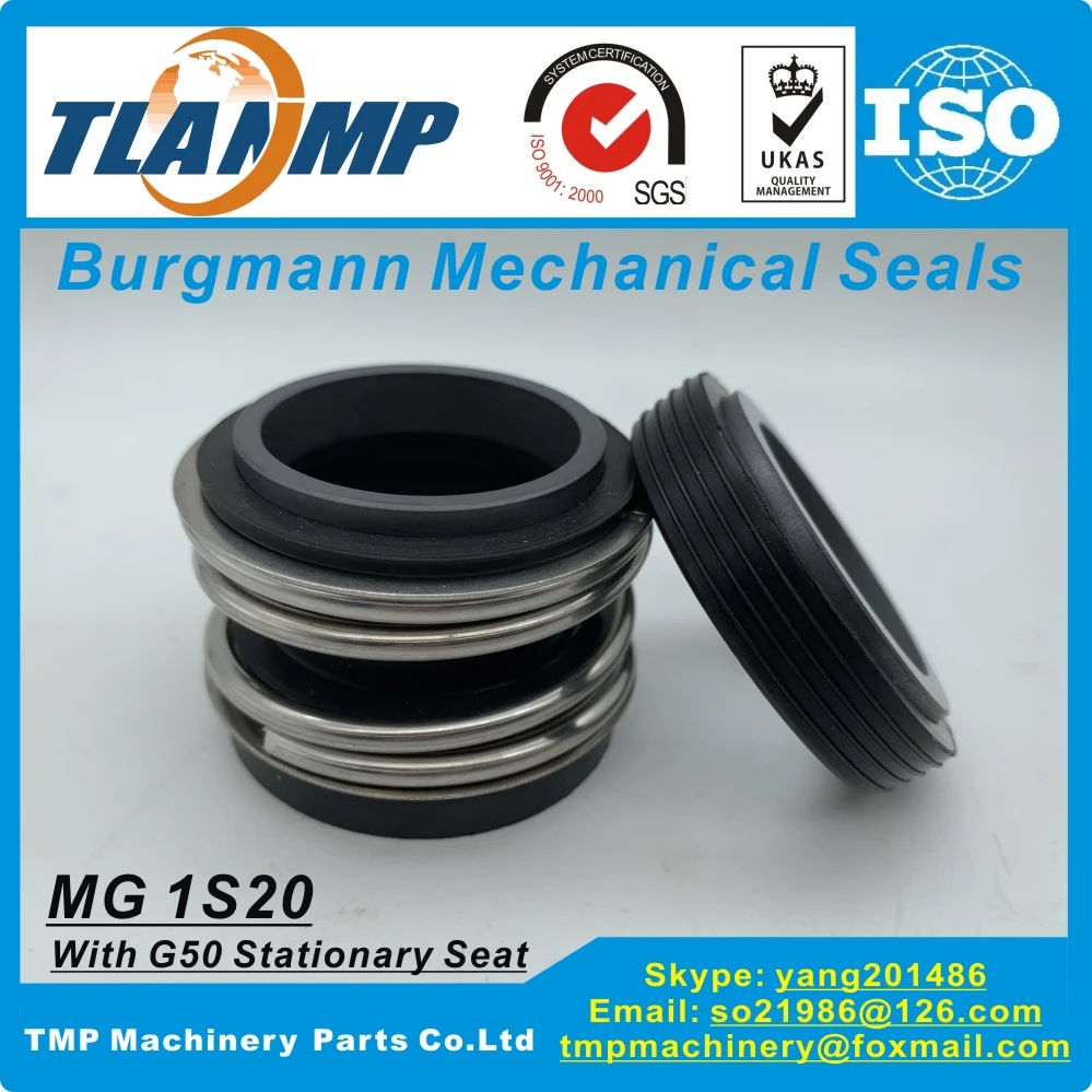 MG1S20/35-G50 (MG1S20-35/G50) Burgmann TLANMP механические уплотнения с сиденьем G50 для размера вала 35