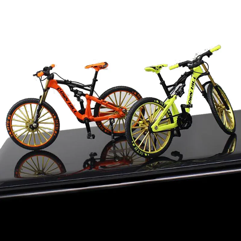 

1/10 Metal Alloy Diecast Bicycle Bike Model Toy Racing Cycle Cross Mountain Bike Replica Collection F Children Kid Gift Display
