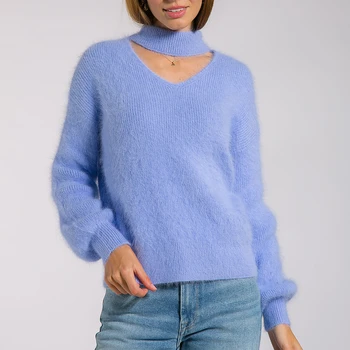 

Winter clothes hollow knitted sweater casual soft sweater pullover 2020