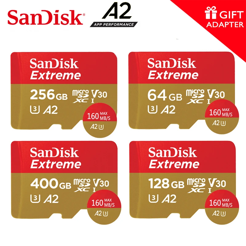 High Speed Mini Micro SD Card Apple Adapter Memoria Extreme Micro SD Card Class10 tf Card For Recording 2 Slot Pro Adapter HD 4K