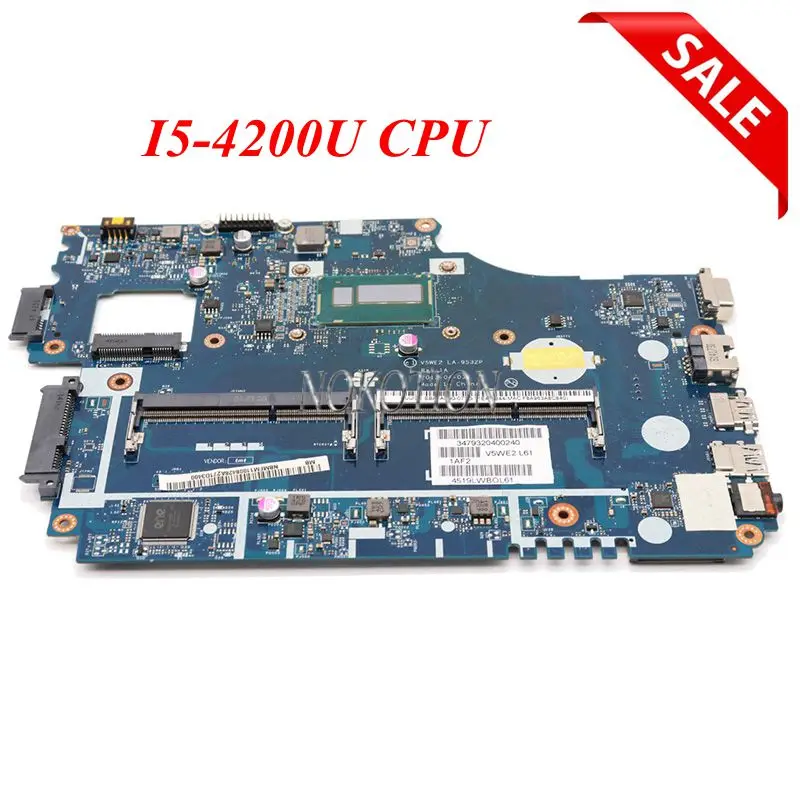 NOKOTION v5we2 la-9532p REV 1A nbmfm11007 nb. mfm11.007 для Acer Aspire e1-572 e1-572g материнская плата для ноутбука i5-4200u