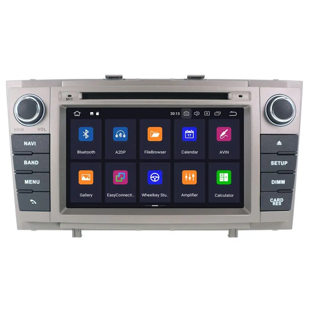 DSP ips Android 10 2 DIN экран автомобиля gps-навигация, dvd-плеер радио для Toyota Avensis T27 2009- воспроизводитель мультимедиа