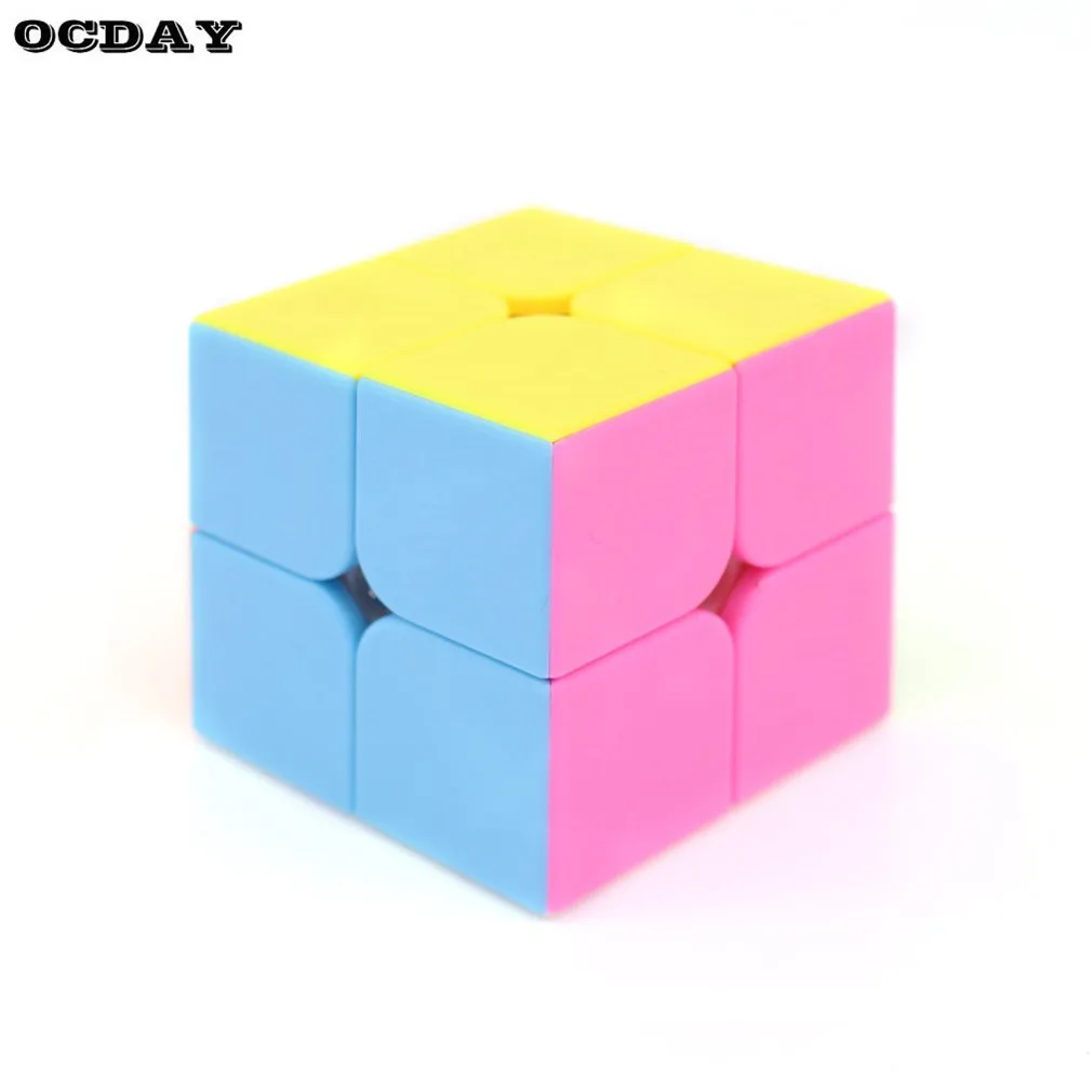 OCDAY 2X2X2 Магический кубик для профессионального соревнования, скоростной головоломка, куб для детей, детская игрушка, головоломка, квадратный развивающий куб, волшебные игрушки