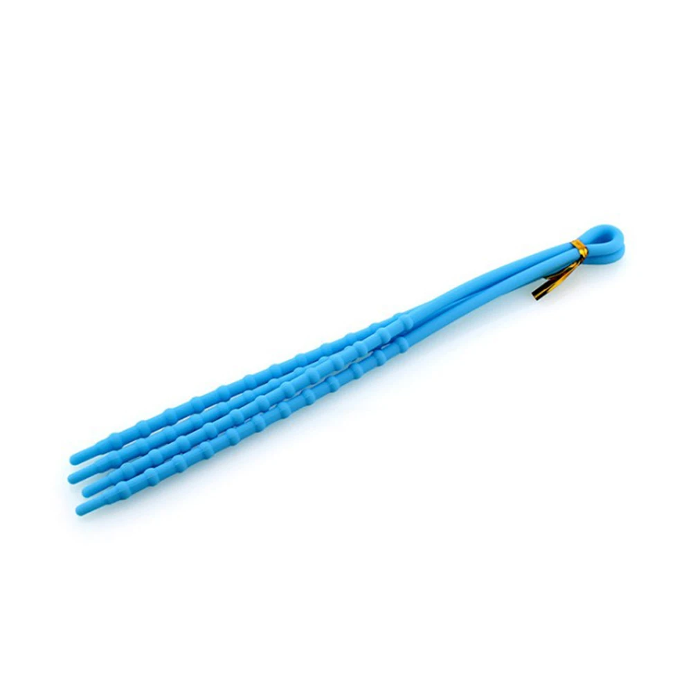 light blue 1 пара, унисекс, для женщин и мужчин, спортивный галстук для бега, ленивые шнурки, легкие мягкие эластичные силиконовые шнурки для кроссовок - Цвет: light blue