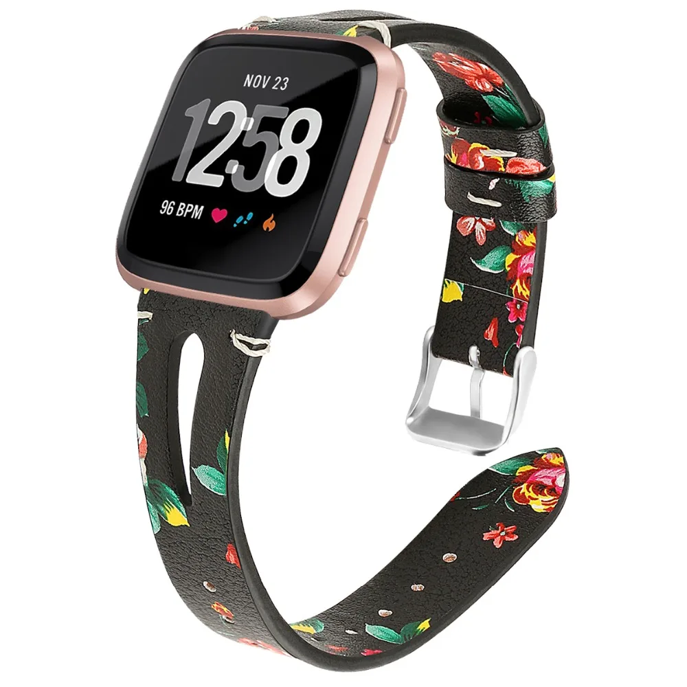 Ремешок-браслет из искусственной кожи для Fitbit Versa Роскошные ремешки Сменные аксессуары Смарт-часы ремешок для Fitbit Versa ремешки для часов