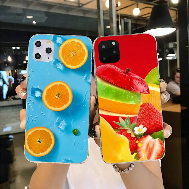 

Fruits Strawberry Watermelon Coque Shell Phone Case for iPhone 11 pro XS MAX 8 7 6 6S Plus X 5S SE 2020 XR cover