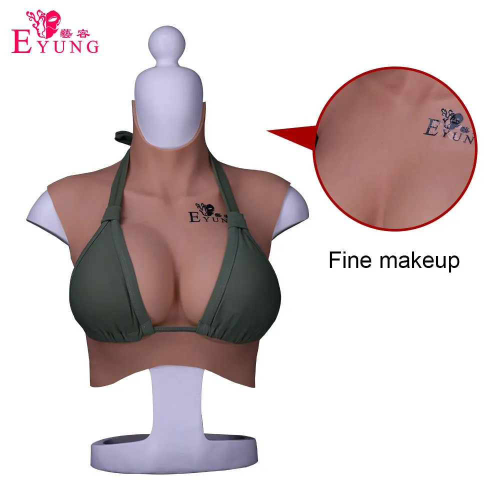 

Golden Ratio Split Design Imported Silicone Breast Forms Can Delay Sweating 10 Times Elasticity With Bloodshot Upper Boobs