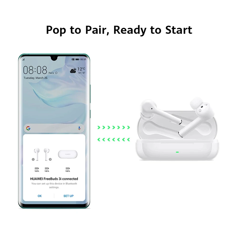 HUAWEI FreeBuds 3i Global Version Wireless Bluetooth Earphone  Active Noise Canceling 3 Mic Touch Control BT5.0 Headset