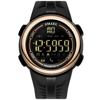 

HobbyLane SMAEL Rubber Belt Waterproof Electronic Watch with Date Display Timing Alarm Night Light
