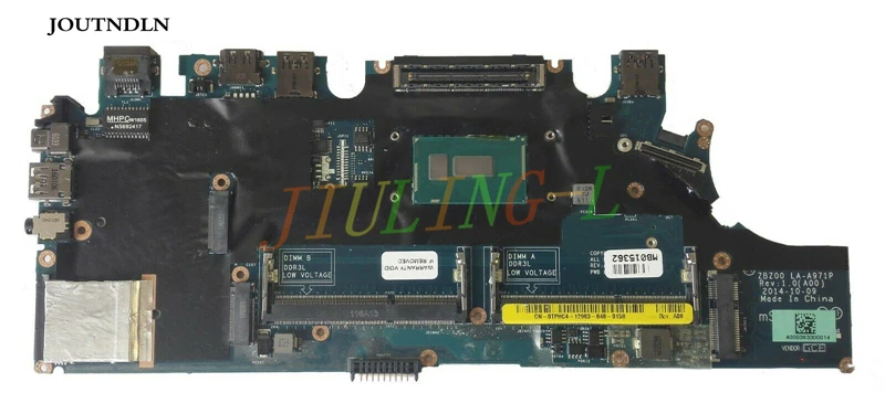 JOUTNDLN для DELL Latitude E7250 Материнская плата ноутбука i7-5600U Процессор TPHC4 0TPHC4 CN-0TPHC4 ZBZ00 LA-A971P DDR3L