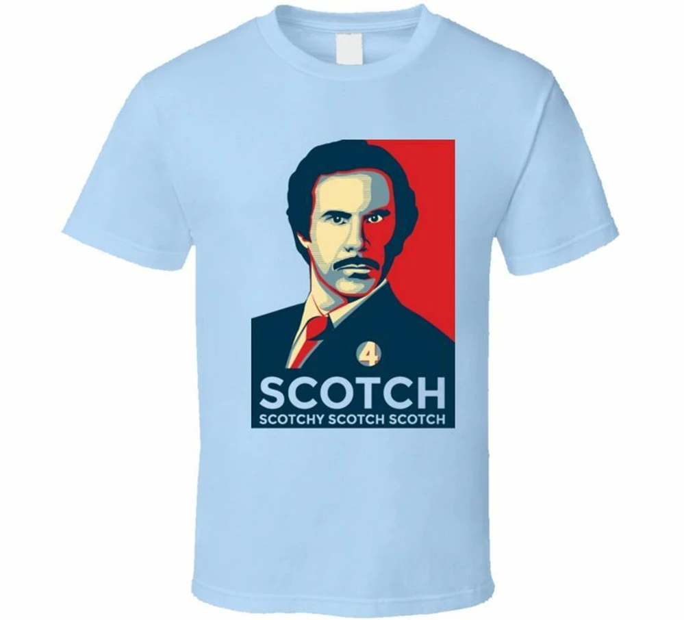 I Love Scotch C футболка с цитатой из фильма якорь Рон Бургундия новая забавная унисекс