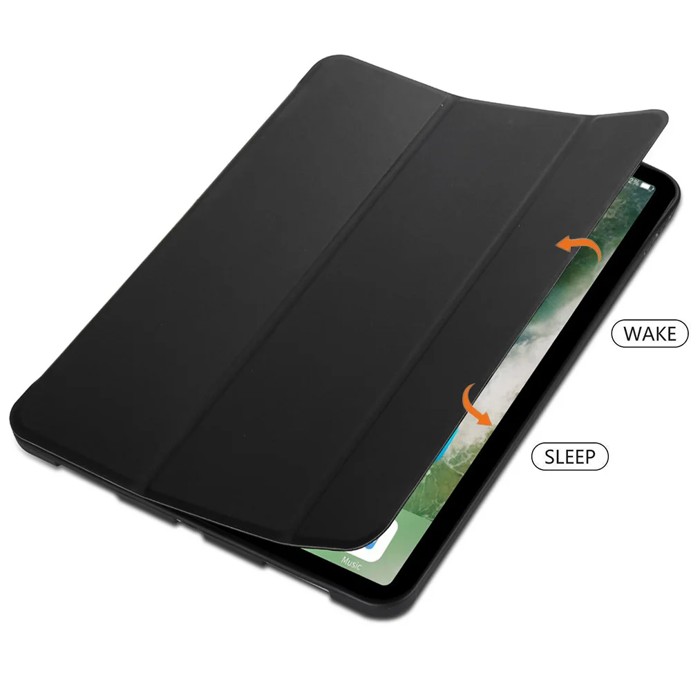 Tri-Fold PU кожаный флип-чехол-подставка для iPad Pro 11 чехол Автоматический Режим сна смарт-чехол для iPad Pro 11 защитный чехол