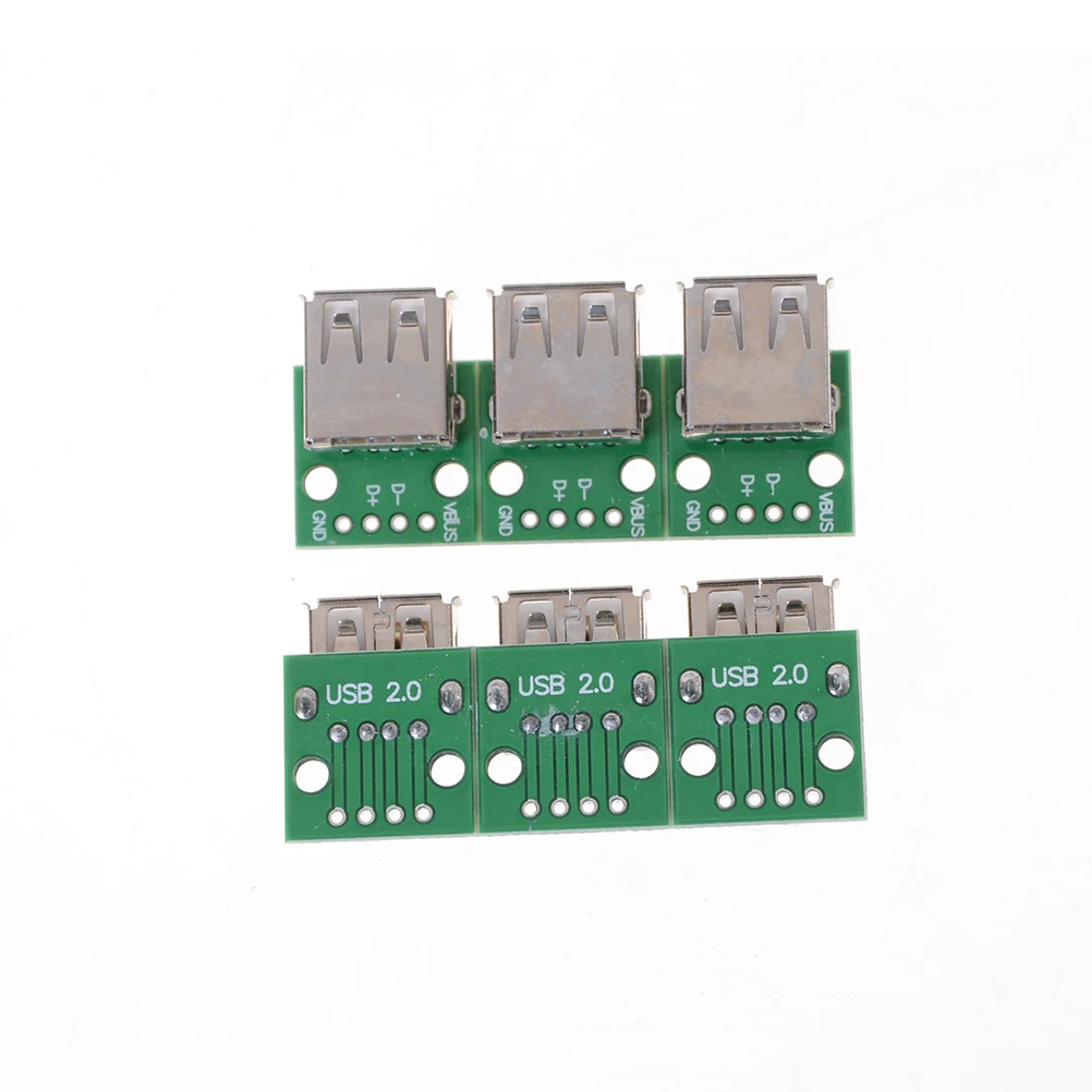 Высокое качество 10 шт./лот тип A Женский USB DIP 2 54 мм PCB плата адаптер конвертер