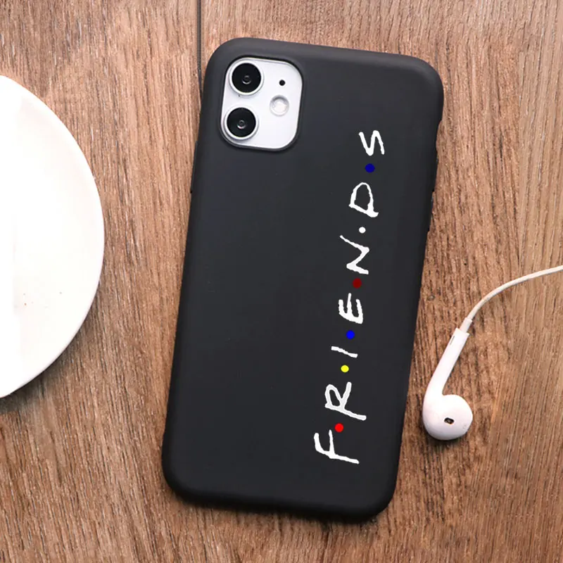 Мягкий ТПУ чехол PUNQZY с забавным рисунком из мультфильма Друзья для ТВ шоу iPhone 11 pro
