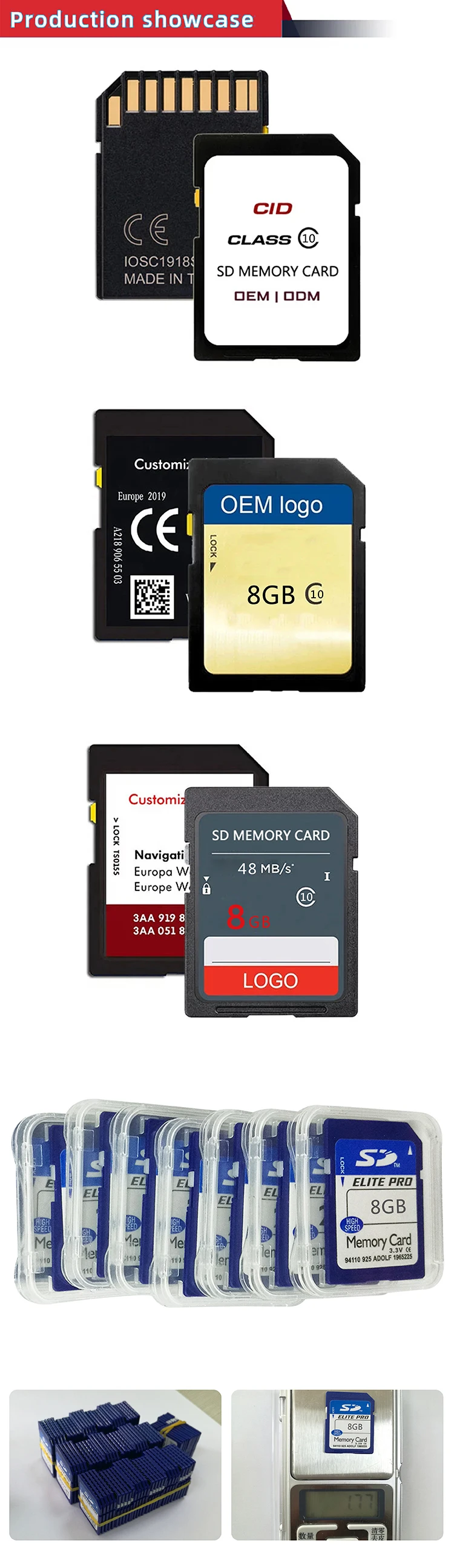 SD Card with Customized CID 8GB/16GB/32GB/64GB high speed memory card for navigation - ANKUX.COM