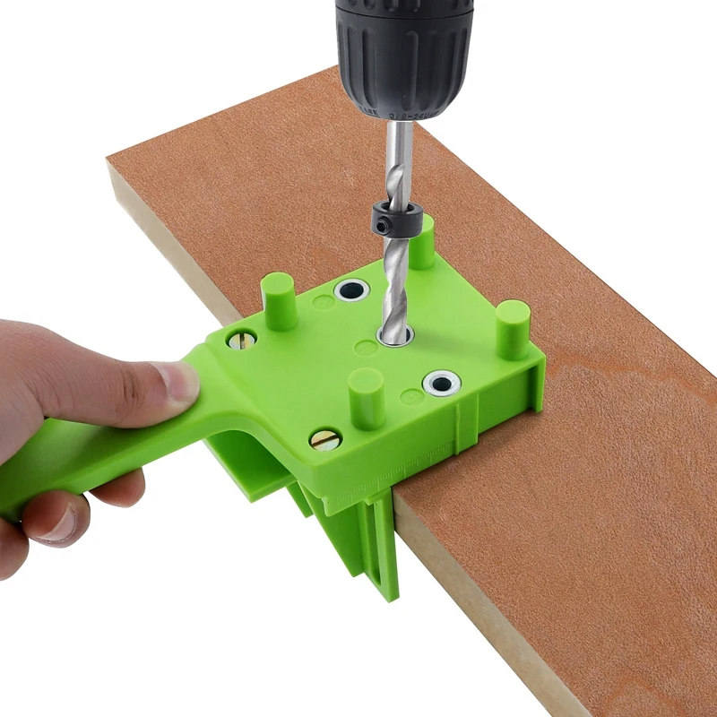 ELEG-Pocket Hole Jig ручной дюбель джиг Abs пластик деревообрабатывающий джиг для 6 8 10 мм дюбель соединения сверлильные направляющие инструменты