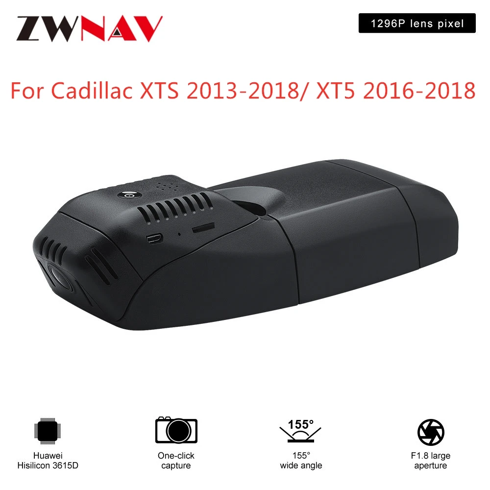 Скрытый HD рекордер для вождения, предназначенный для Cadillac XTS 2013-/XT5- DVR Dash cam Автомобильная фронтальная камера WIfi
