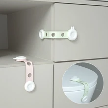 Aelorxin 10 шт./лот, дизайн в виде Головы Кролика, замки для ящиков, защита от детей, вращающийся замок для шкафа, замок для детей, Детский замок для безопасности