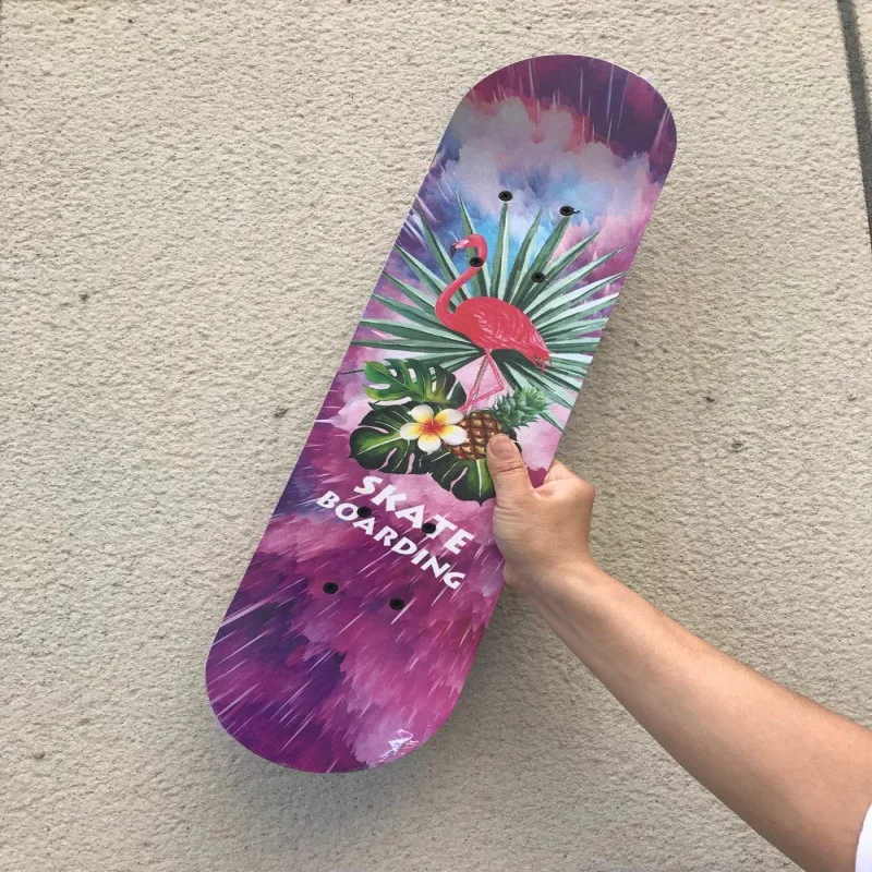 Children Skateboard DouberRocker Board Scooter 2-7 Age Four Wheels Kids Cartoon Skateboard 60*15*8cm Outdoor Street Fun - Цвет: Светло-желтый