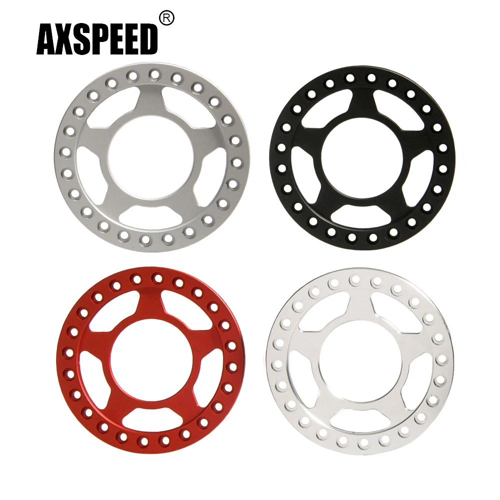 AXSPEED 알루미늄 합금 교체 비드락 링, 축 SCX10 TRX-4 1/10 RC 크롤러 자동차, 1.9 인치 휠 림 부품, 4 개