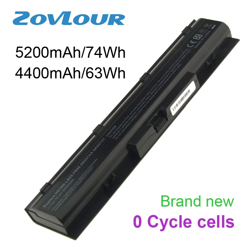 Zovlour Аккумулятор для ноутбука hp ProBook 4730s 4740s PR08 633734-141 633734-151 633734-421 633807-001 QK647AA QK647UT ноутбук