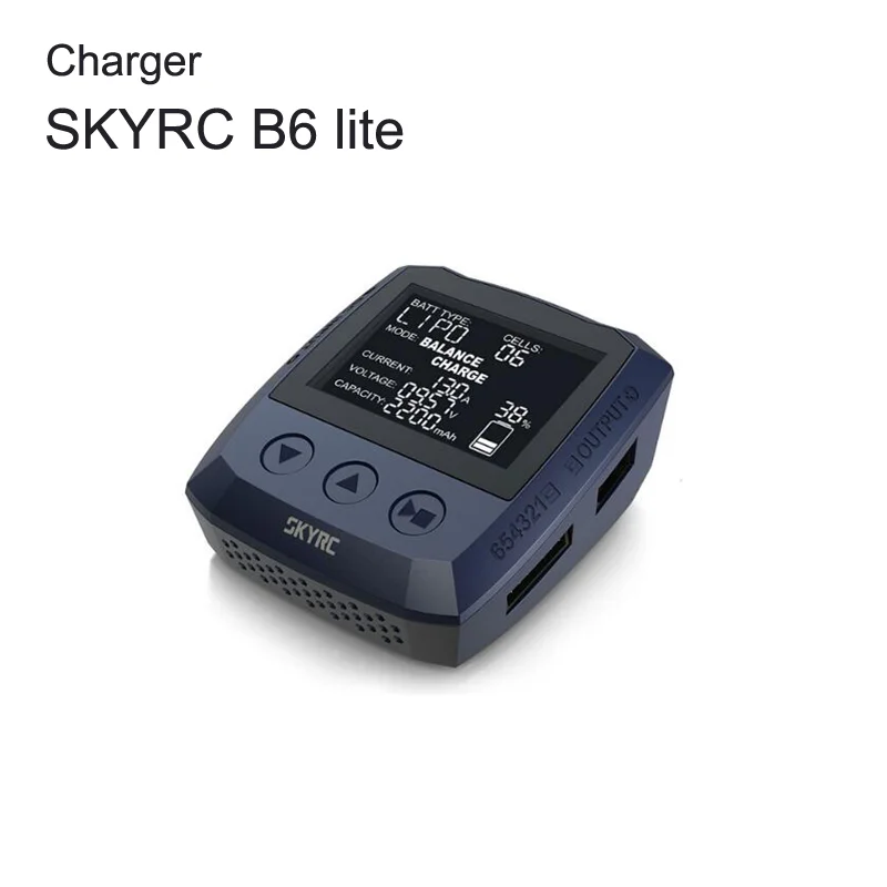 1 комплект зарядное устройство SK-100151 воздушная модель аксессуары для SKYRC B6 lite гоночный Радиоуправляемый Дрон Квадрокоптер запасные части