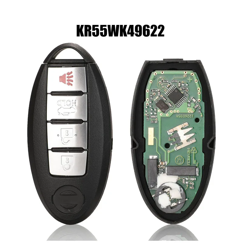 Jingyuqin умный дистанционный ключ 315 МГц ID46 для NISSAN Altima Teana Maxima MURANO для Infiniti G25 G35 G37 Q60 FX35 FX37 QX70 FX50 - Количество кнопок: ID46-7952 Keyless-Go