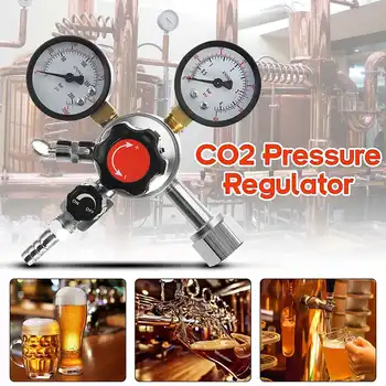 

Homebrew CO2 Regulator High Quality Double Gauge CO2 Pressure Reducer for Draft Beer Dispenser