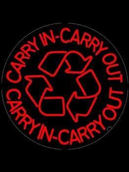 

Neon Sign For Carry In Carry Out LOGO environment protection Lamp resterant light Letrero neon coors light neon sign icons light
