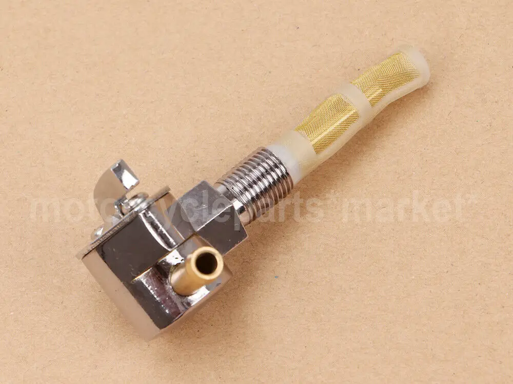 Для Harley 1975- большой двойной и Sportster правый Oulet Petcock 1/" NPT бензиновое горючее газовый масляный бак Pet петух клапан Переключатель Хром